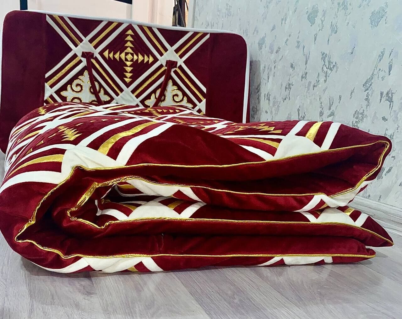 Quilt Patchwork Kurak Korpe Traditional Kazakh