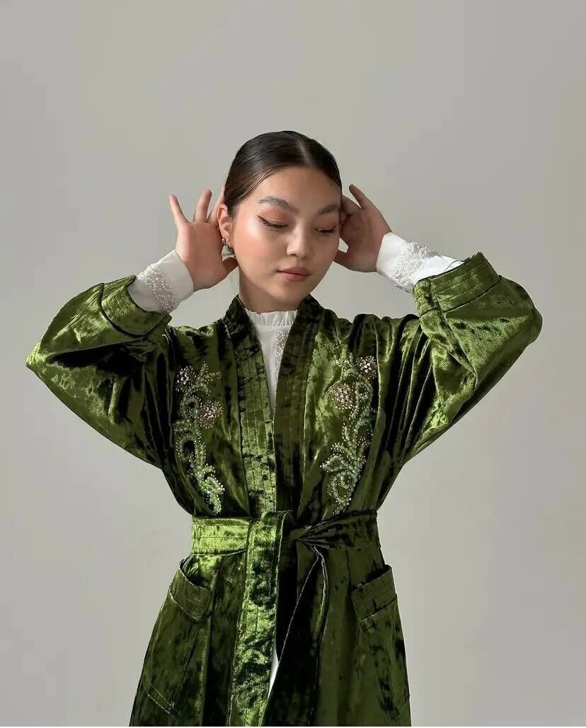 Women's Shapan Dress Shirt Ethno Kazakh