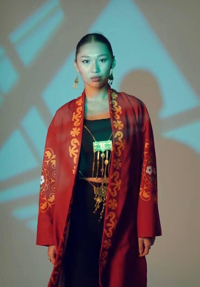 Chapan Shapan Oversized Jacket | Kazakh Kyrgyz Style