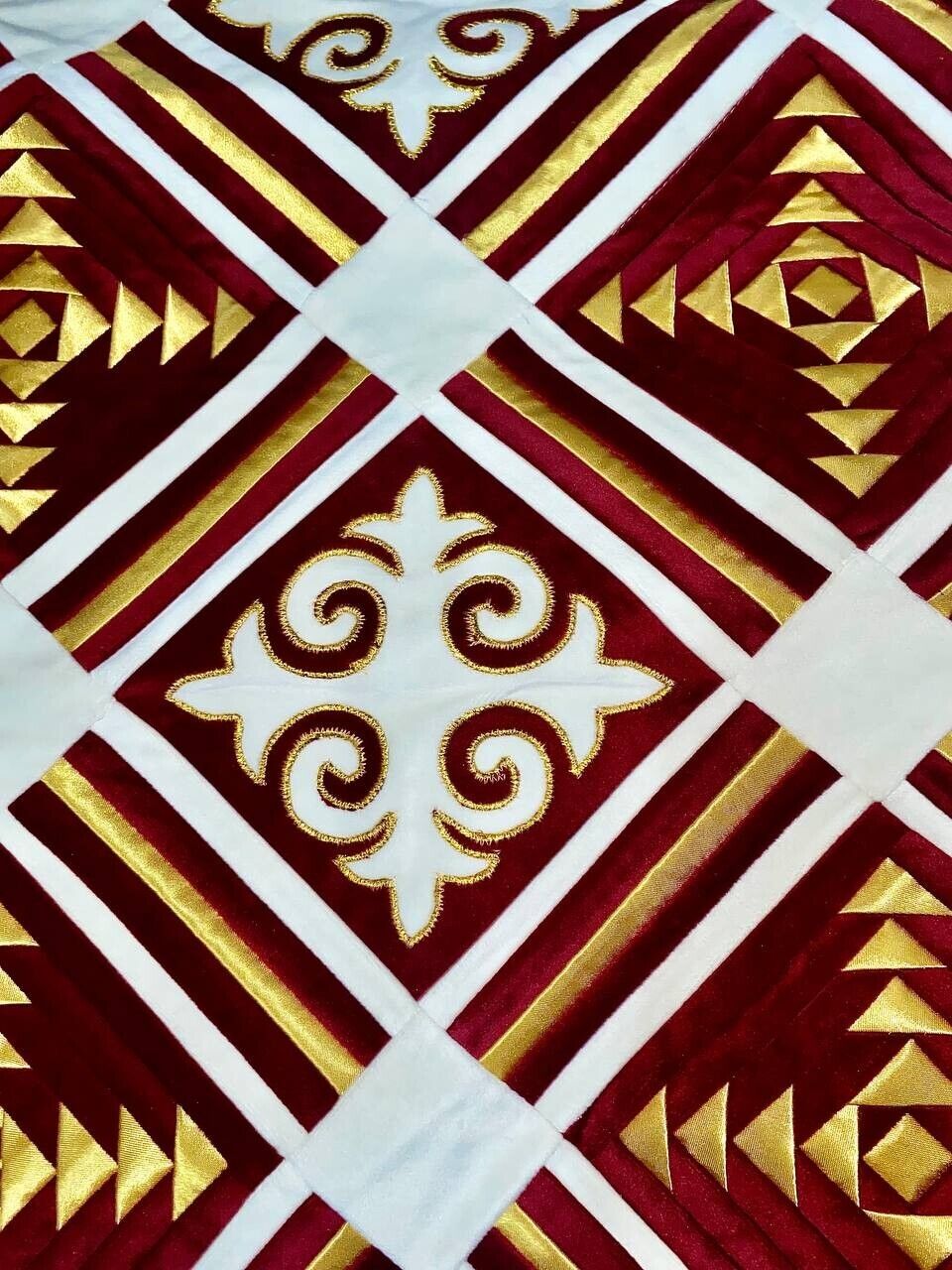 Quilt Patchwork Kurak Korpe Traditional Kazakh