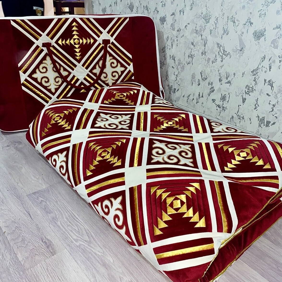 Quilt Patchwork Kurak Korpe Traditional Kazakh