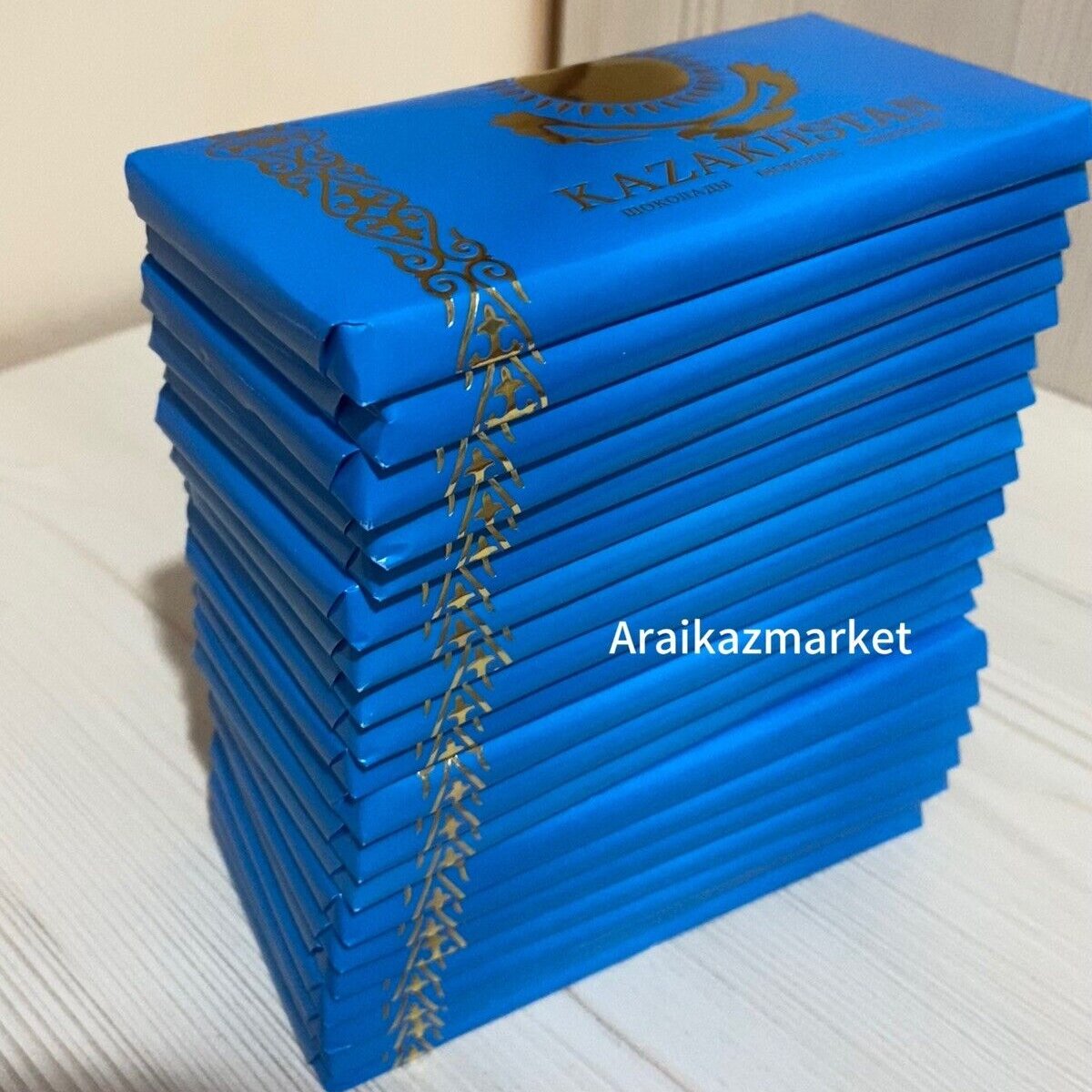 Chocolate Kazakh Milky : 20 Pieces, 2000g, KZ Flag FREE Shipping