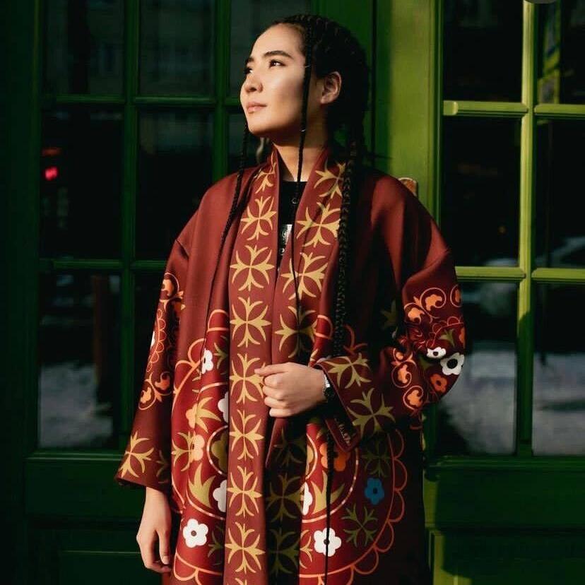 Chapan Shapan Oversized Jacket | Kazakh Kyrgyz Style